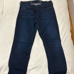AG jeans — dark wash, slim leg 28R